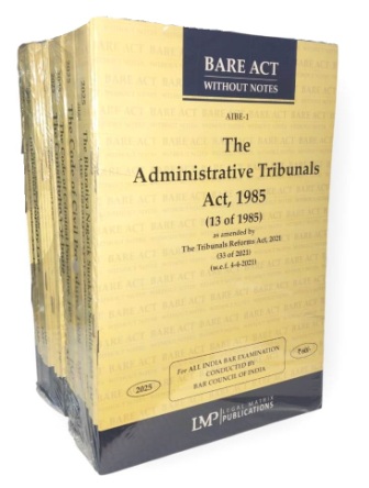 �All India Bar Examination AIBE Set of 25 Bare Acts without Notes 